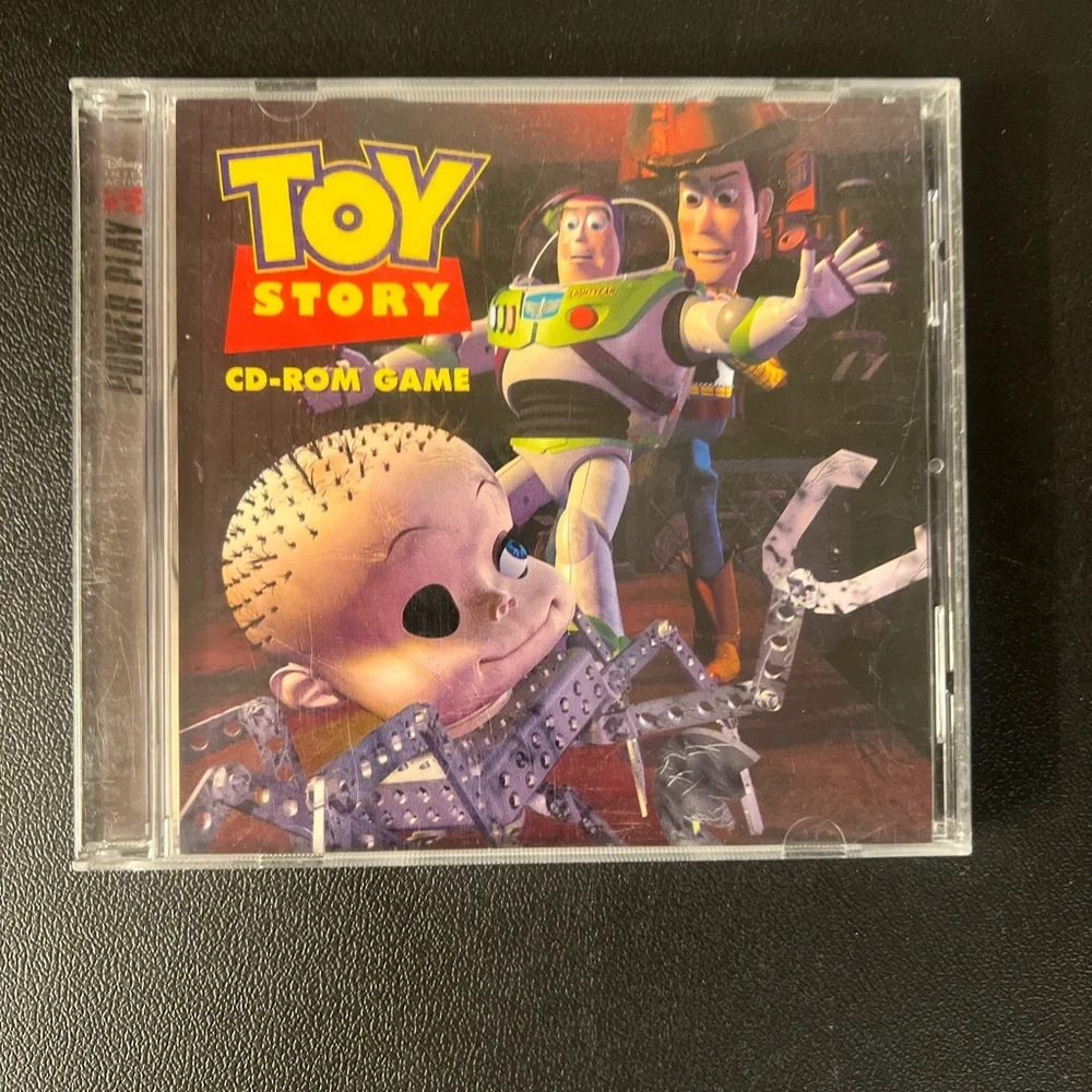 Toy Story Video Game Power Play PC CD-Rom 1996 Disney Pixar Interactive